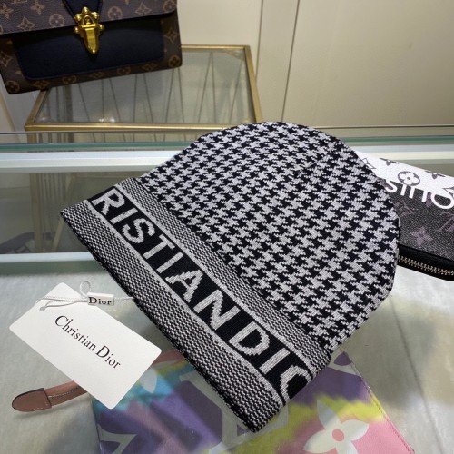 Dior Men Womens Knit Hat Luxury Brand Design Dior Cap with Original Box  