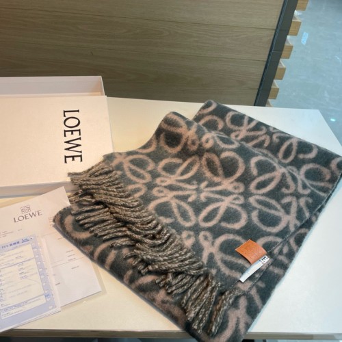	 Loewe Scarves Men Womens Fashion Scarf 003