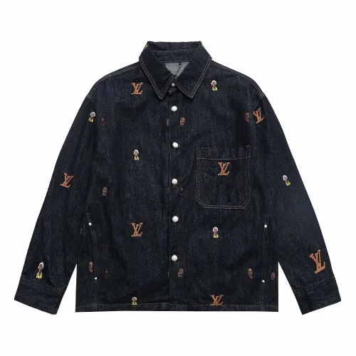 Louis Vuitton Men Womens Jackets Denim Luxury Brand Mens Jackets Top Quality   