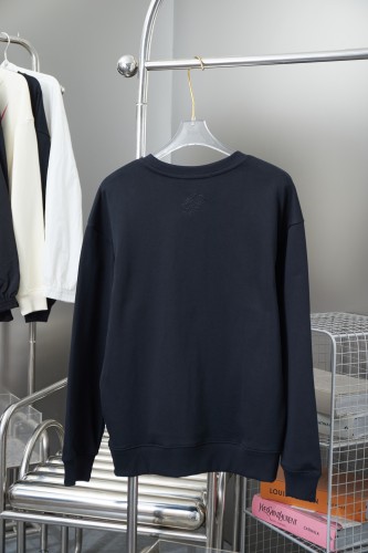 Louis Vuitton Womens Mens Long Sleeve Sweatshirt Luxury Brand Mens Sweatshirts Cotton Signature Crewneck 1AFVAQ   