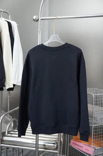 Louis Vuitton Womens Mens Long Sleeve Sweatshirt Luxury Brand Mens Sweatshirts Cotton Signature Crewneck 1AFVAQ   