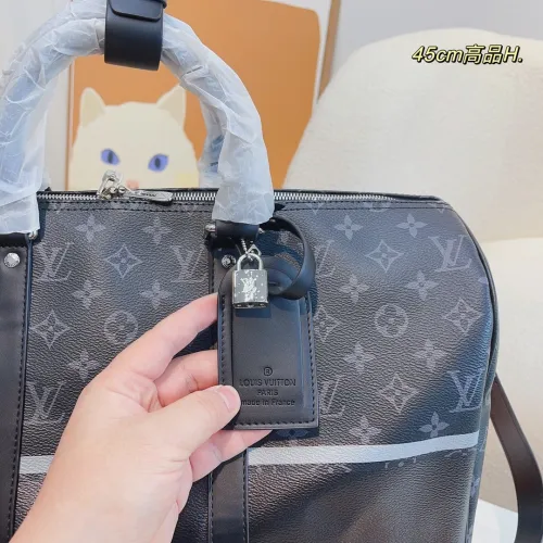 Louis Vuitton Womens and Mens Unisex Bags Luxury Brand LV Keepall Bandoulière 45 Fashion Design Travel Bag