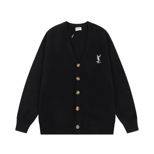 Saint Laurent YSL Cardigan Men Womens Sweater Luxury Brand Womens Knitwear Top Quality   