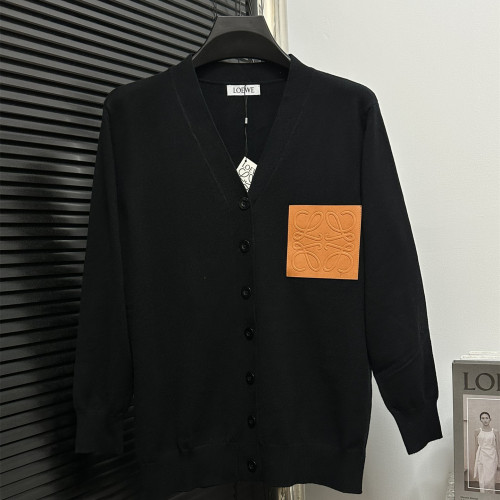 Loewe Cardigan Men Womens Knit Cardigan Luxury Brand Womens Knitwear Top Quality   