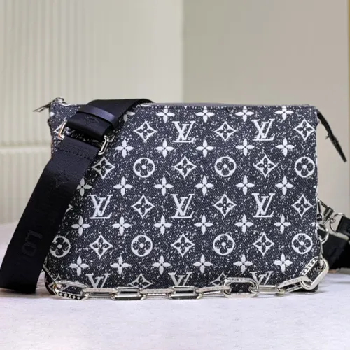 Louis Vuitton Womens Bags Messenger Shoulder Bags Luxury Brand COUSSIN PM M20379 with Original Box Monogram embossed puffy lambskin