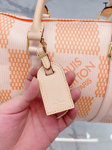 Louis Vuitton Womens and Mens Unisex Bags Luxury Brand LV Keepall Bandoulière 45 Fashion Design Travel Bag
