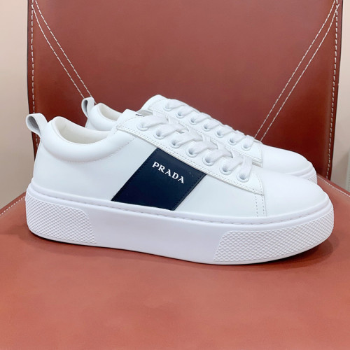 Prada Womens Shoes Sneakers Casual Luxury Brand Breathable Sneakers with Original Box Downtown leather sneakers 2EE364_3LKG_F098Z with Original Box Whatsapp 