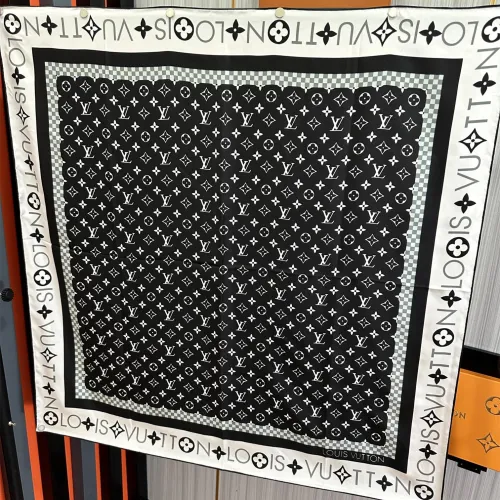 Louis Vuitton Scarves Womens Fashion Scarf Monogram Infinity Square 90 M79893 with Original Box   
