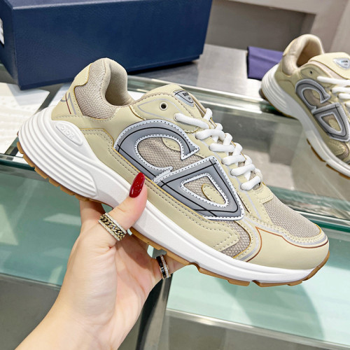 Dior Mens Shoes Sneakers Luxury Brand B30 SNEAKER Mesh and Technical Fabric with Original Box 3SN279ZRA_H840