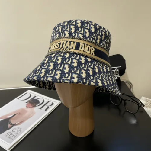 Dior Men Womens Bucket Hat Luxury Brand Design Dior Cap with Original Box  