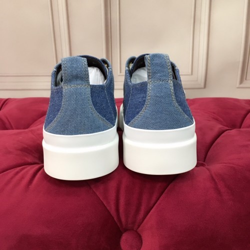 Dolce&Gabbana Womens Shoes Sneakers Luxury Brand Fashion Dolce & Gabbana patchwork denim sneakers