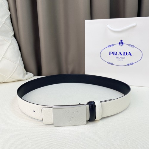 Prada Mens Belt Luxury Brand Fashion Men Belts with Original Box