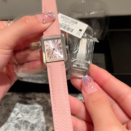 Cartier Womens Watch Luxury Brand Design Fashion Type with Original Box