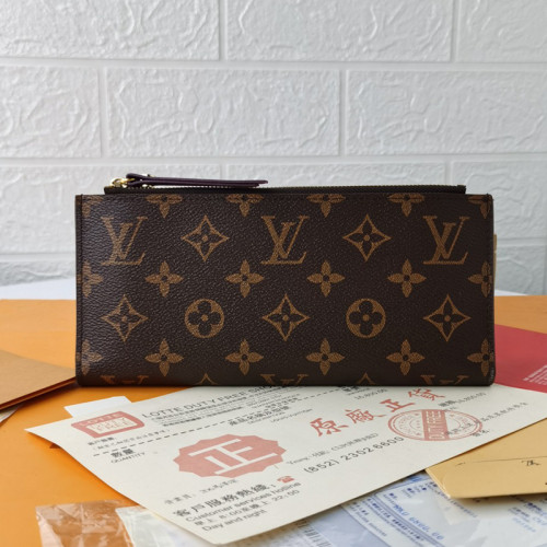 Louis Vuitton Mens Womens Wallets Purse Luxury Brand Designer Zippy WALLET M61269 with Original Box