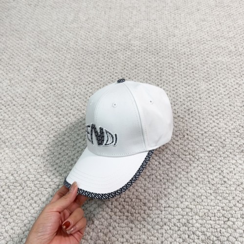 Fendi Men Womens Baseball Hat Luxury Brand Design Fendi Cap with Original Box  