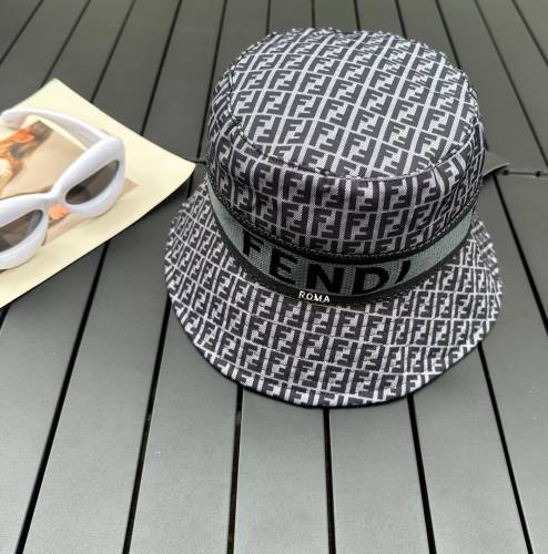 Fendi Men Womens Bucket Hat Luxury Brand Design Fendi Cap with Original Box  