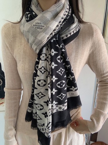Louis Vuitton Scarves Womens Fashion Scarf with Original Box   