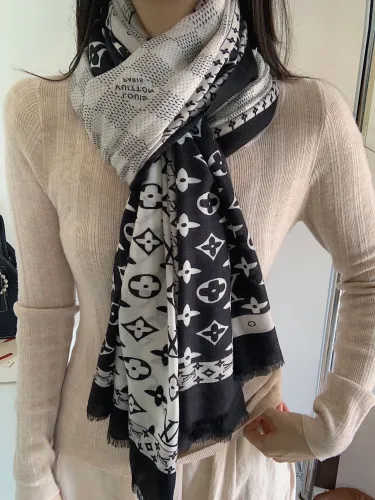 Louis Vuitton Scarves Womens Fashion Scarf with Original Box   