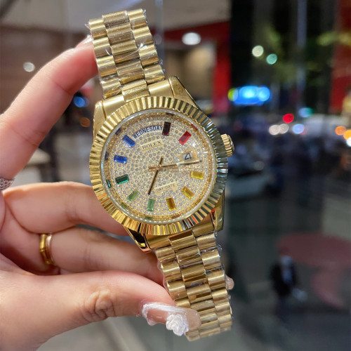 Rolex Men Womens Watch Luxury Brand Design Fashion Type with Original Box