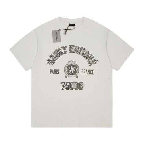 Balenciaga Luxury Brand Women Mens Short Sleeve T-Shirt   