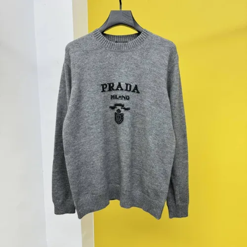 Prada Men Womens Sweater Luxury Brand Womens Knitwear Top Quality   