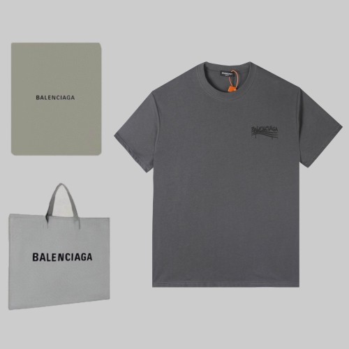 Balenciaga Luxury Brand Women Mens Short Sleeve T-Shirt   