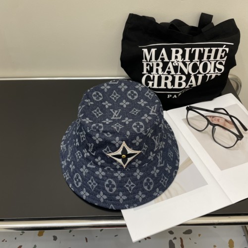 Louis Vuitton Womens Mens Cap Bucket Hat Luxury Brand with Original Box  