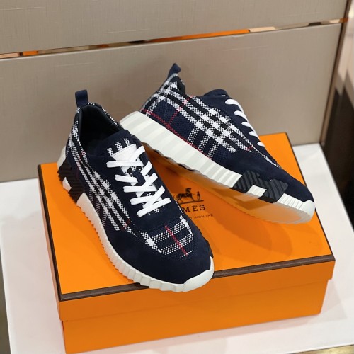Hermes Mens Casual Shoes Fashion Sneakers Luxury Brand with Original Box
