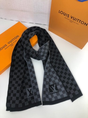 Louis Vuitton Scarves Men Womens Fashion Scarf with Original Box   