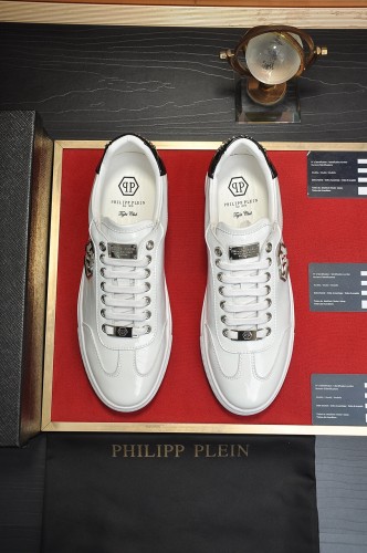 Philipp Plein Men Shoes Sneakers Low Top Sneaker Fashion Design Luxury Brand Trainer Predator TM with Original Box Whatsapp 