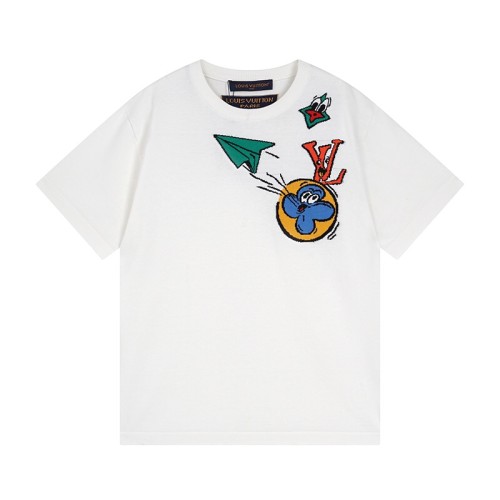 Louis Vuitton Luxury Brand Men Womens Short Sleeve T-Shirt   