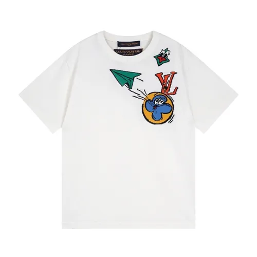 Louis Vuitton Luxury Brand Men Womens Short Sleeve T-Shirt   