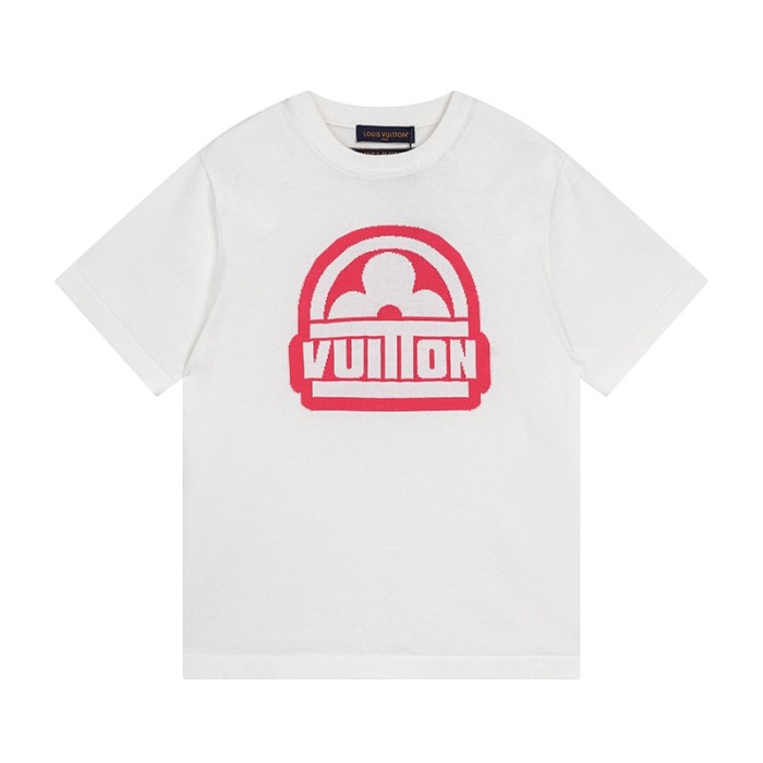 Louis Vuitton Luxury Brand Men Womens Short Sleeve T-Shirt Cotton Short-Sleeved Crewneck 1ABJ8L   