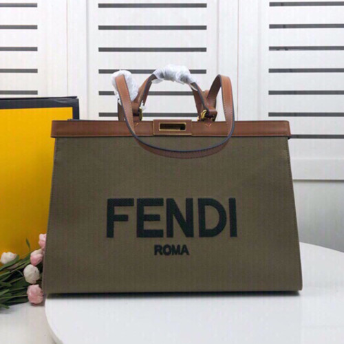 Fendi Womens Bag Shoulder Bags Luxury Brand Iconic Peekaboo ISeeU Fashion Bags for Women without Original Box  