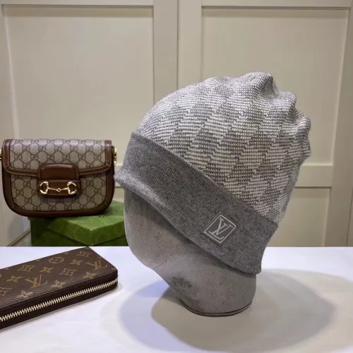 Louis Vuitton Womens Mens Cap Knit Hat Luxury Brand with Original Box  