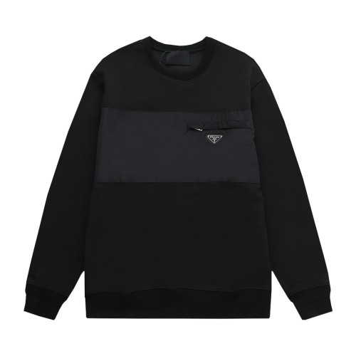 Prada Women Mens Long Sleeve T Shirts Sweatshirt Luxury Brand Mens Sweatshirts   