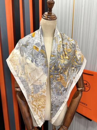 Hermes Scarves Womens Fashion Scarf Shawl 061