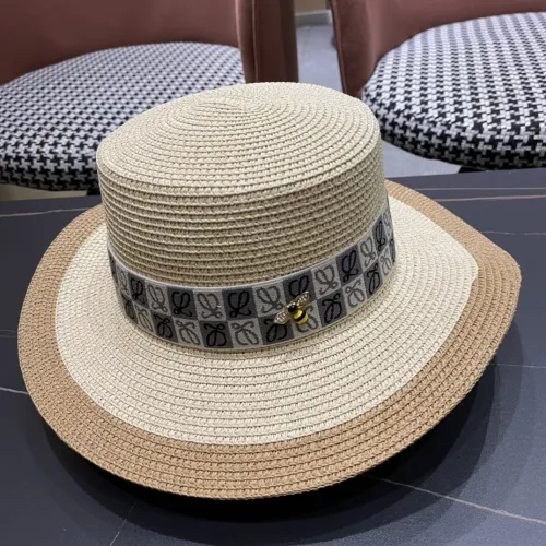 Loewe Womens Bucket Hat Luxury Brand Design Loewe Hats Straw Hat with Original Box  
