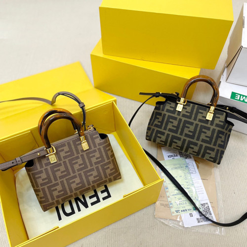 Fendi Womens Bags Shoulder Waist Bag Luxury Brand Fendi Mini By The Way Bag with Original Box