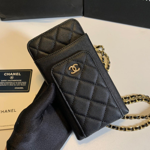 Chanel Womens Bags Crossbody Bag Classic Phone Bag Case Luxury Brand with Original Box