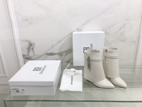 Givenchy Womens Shoes Boots Fashion Type Luxury Brand GIVENCHY BOOTS IN LEATHER with Original Box