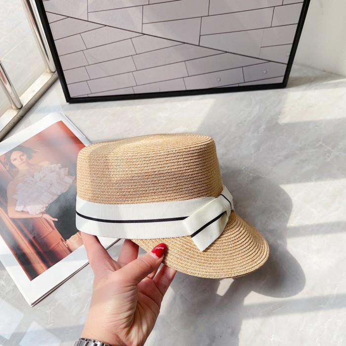 Dior Womens Straw Hat Luxury Brand Design Dior Cap with Original Box  