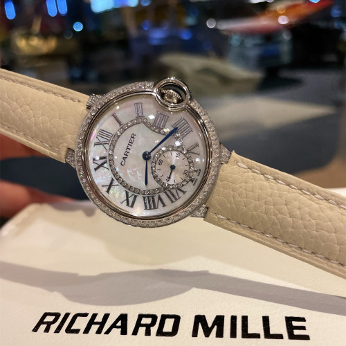 Cartier Womens Watch Luxury Brand Design Fashion Type with Original Box