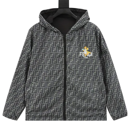 Fendi x FRGMT × Pokemon Men Womens Coat Luxury Brand Mens Jacket Top Quality   