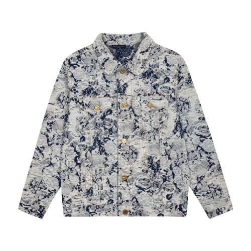 Louis Vuitton Men Womens Jackets Denim Coat Luxury Brand Mens Jackets Top Quality   