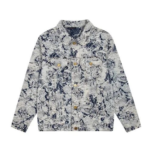 Louis Vuitton Men Womens Jackets Denim Coat Luxury Brand Mens Jackets Top Quality   