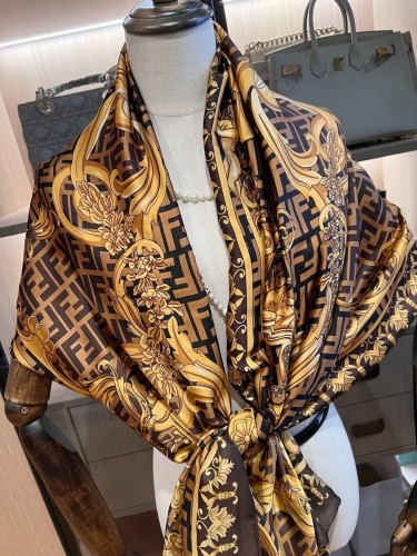 Fendi Scarves Men Womens Fashion Scarf082