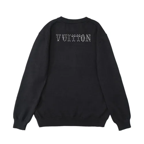 Louis Vuitton Men Womens Sweater Knitwear Luxury Brand Mens Sweaters Embellished Long-Sleeved Merino Wool Crewneck 1AFXKO Top Quality   