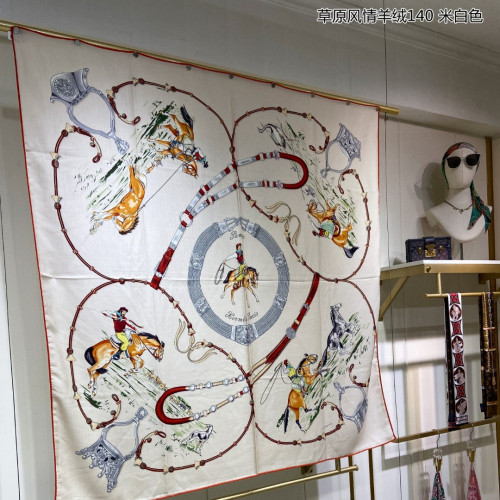 Hermes Scarves Womens Fashion Scarf Shawl 244