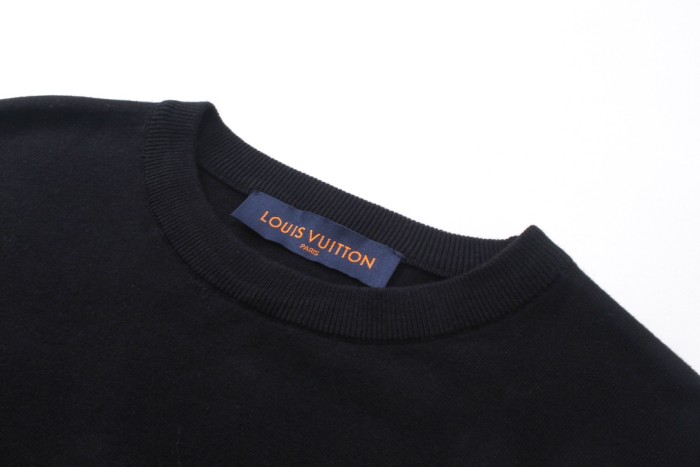Louis Vuitton Luxury Brand Men Womens Short Sleeve T-Shirt Short-Sleeved Cotton Crewneck   